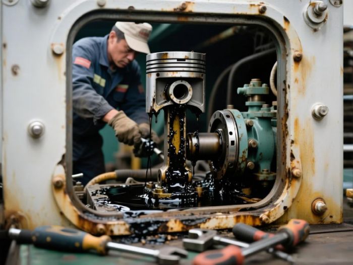 Hydraulic Oil Detection