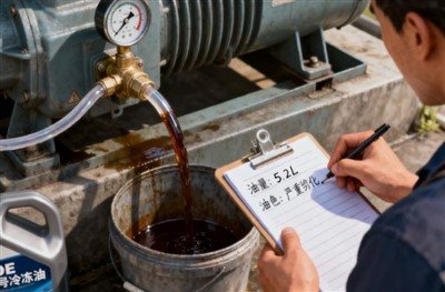 Freezing Oil Detection