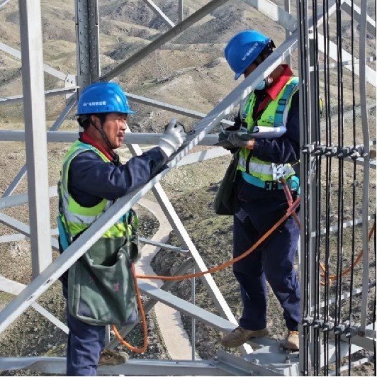 Structural Inspection Of Communication Steel Mast Tower factory